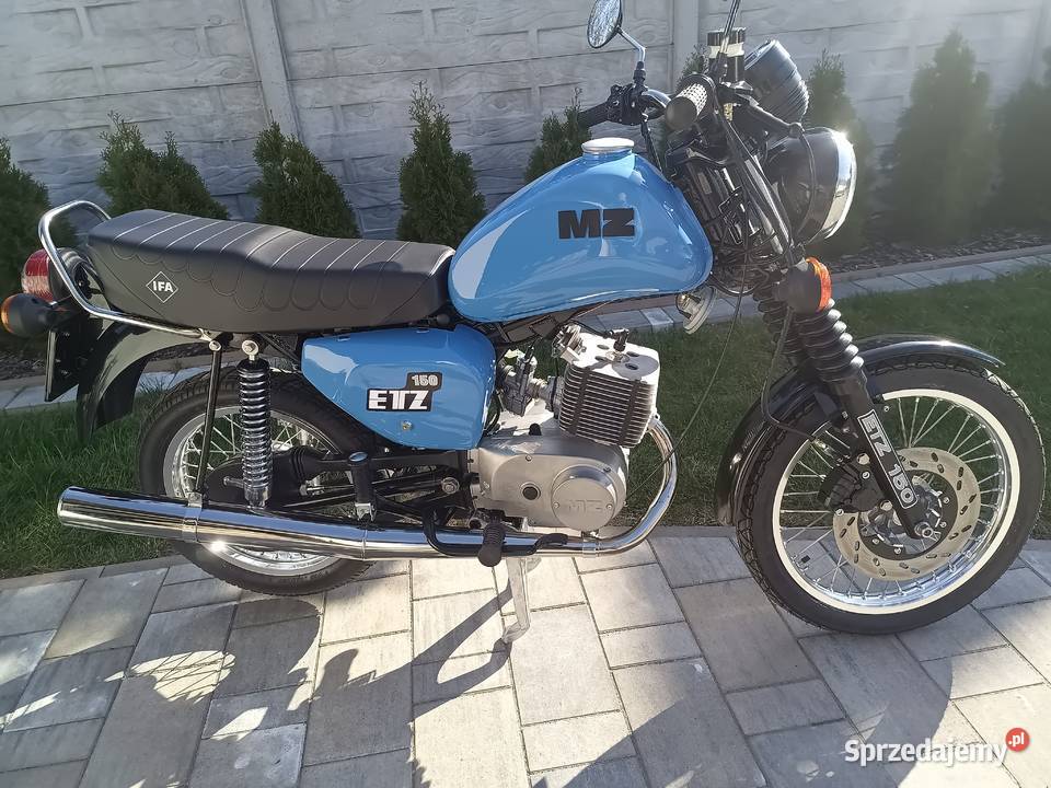 Nowa nowy motocykl MZ ETZ 150 zarejestrowany łódzkie Zduńska Wola