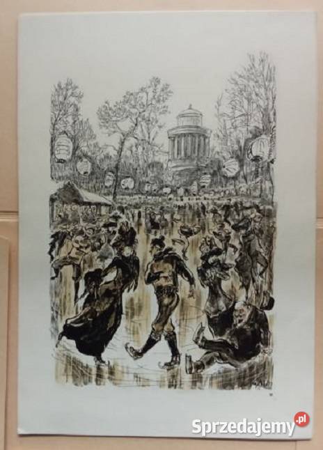 Antoni Uniechowski Stara Warszawa 1955 łódzkie Łódź