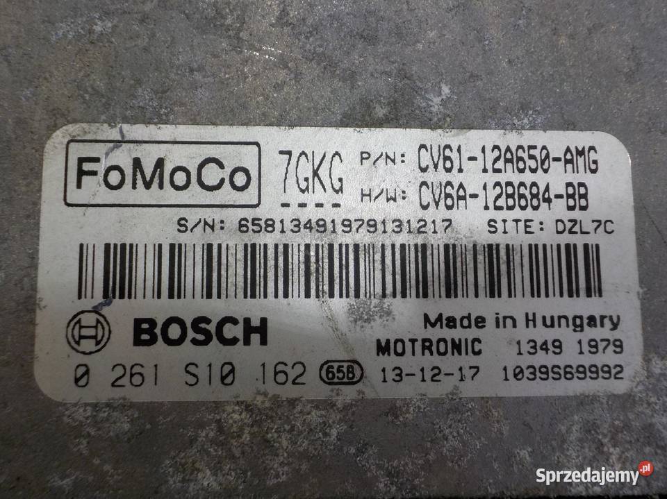 FOCUS MK3 10B 14r HB 5D sterownik komputer mazowieckie