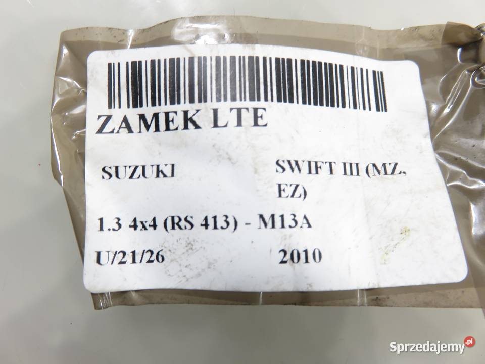 ZAMEK LEWY TYLNY SUZUKI SWIFT MK6