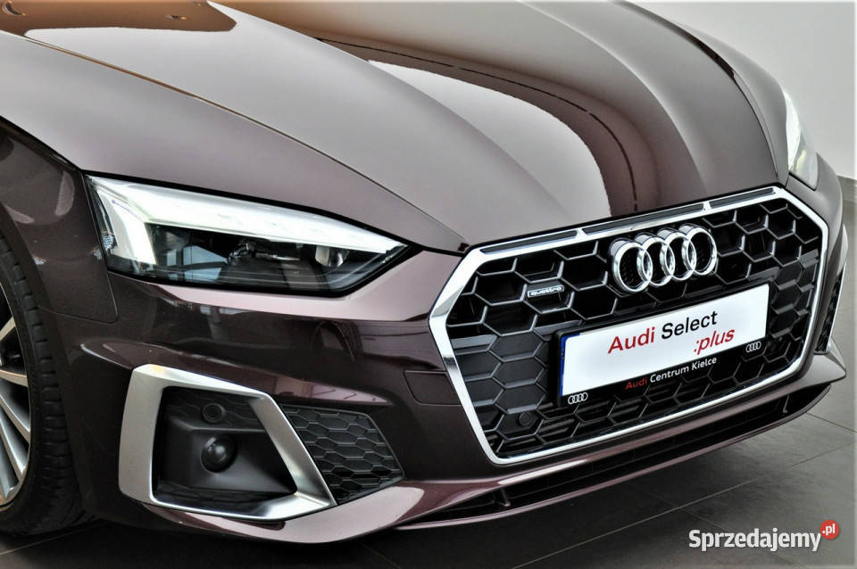 Audi A5 40 TFSI 204 Quattro SLine Stronic BO serwisowany w ASO Kielce
