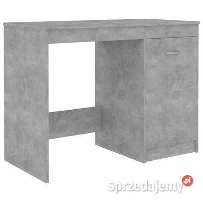 Biurko szarość betonu 100x50x76 materiał Warszawa sprzedam