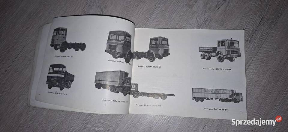 PRLciężarówka Roman Diesel instrukcja 1980 Łęczyca