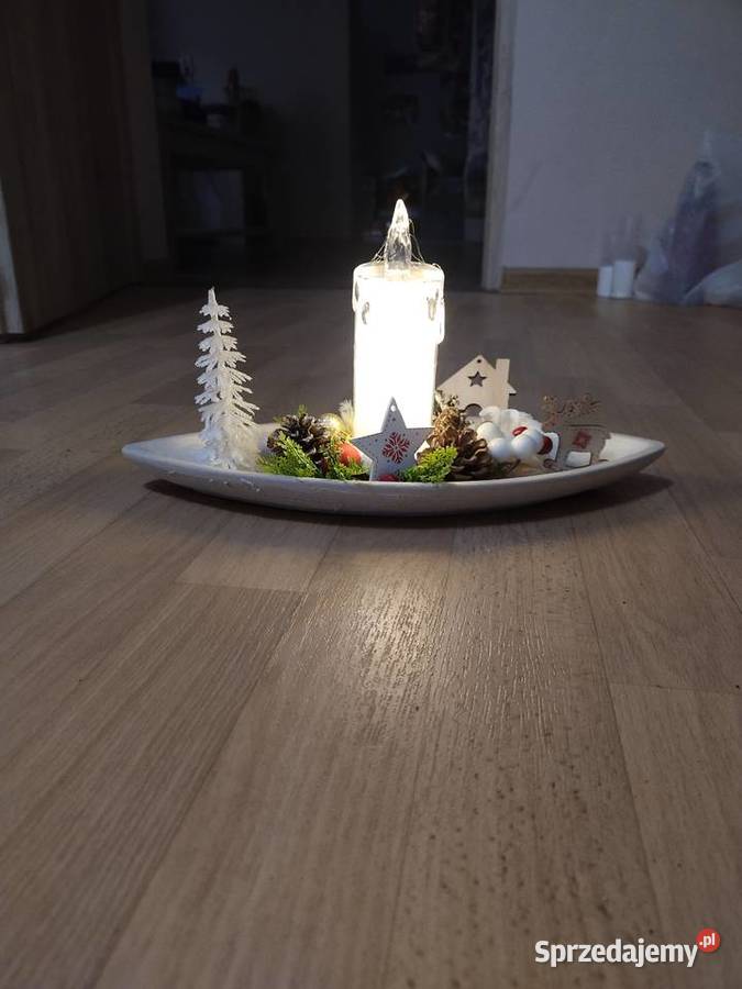 Stroik świąteczny na stół opolskie Kujawy