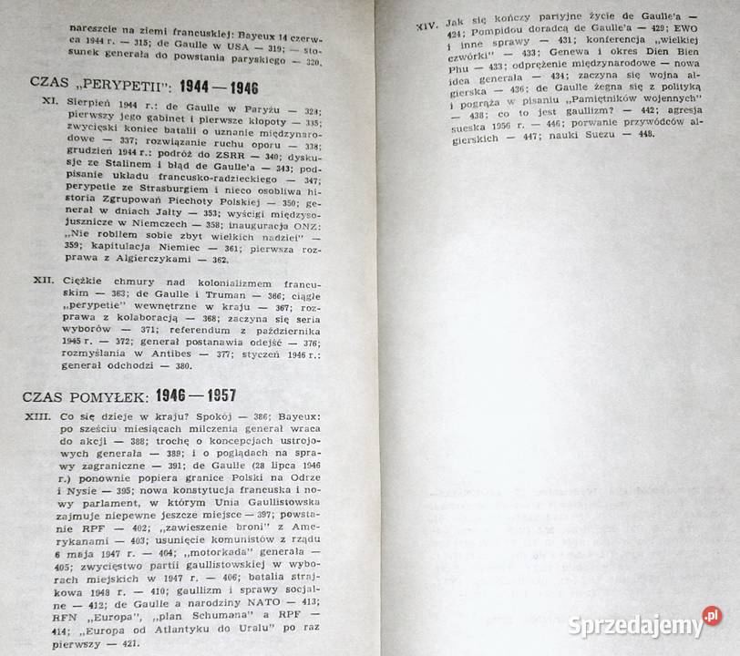 Charles de Gaulle Tom 1 i 2 Jan Gerhard Rok wydania 1978 lubelskie Chełm