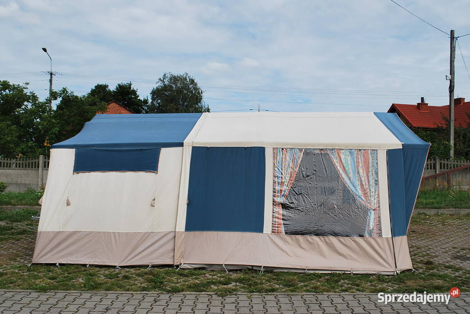 PRZYCZEPA KEMPINGOWA NAMIOTOWA CONWAY CORTINA 1 Grzebowilk sprzedam
