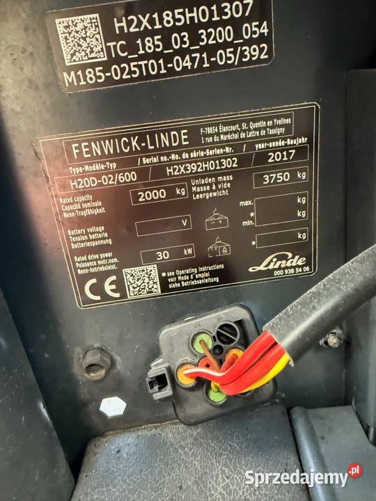 wózek widłowy LINDE H20D02600 EVO Triplex kabina Wózki widłowe Działoszyn