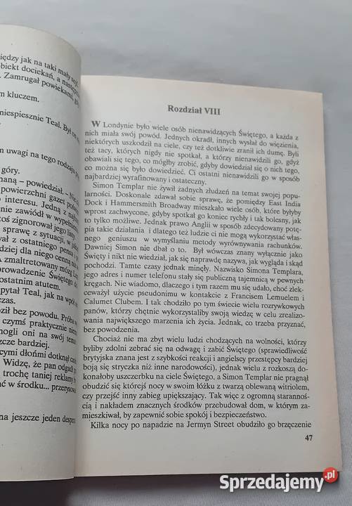 Leslie Charteris Przedstawiając Świętego Mitel Koźminek