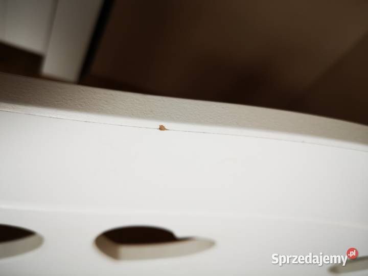 Białe łóżko dziecięce Laura 160x80 z barierką i Warszawa