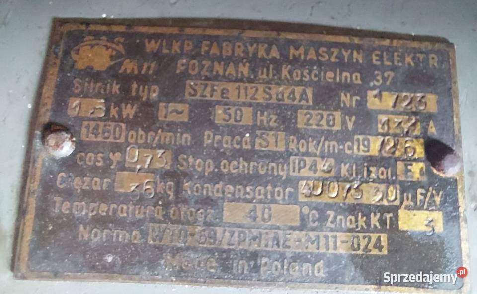 Sieczkarnia dwuostrzowa z napędem elektrycznym Korzeniów