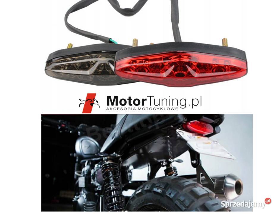 LAMPA MOTOCYKLOWA NA TYŁ CUSTOM BOBBER CAFE Sosnowiec