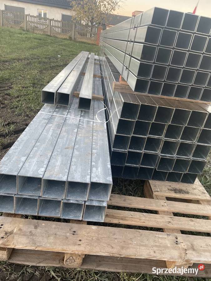 Profile ocynkowane 100x100 60x40 na słupy łaty Turek