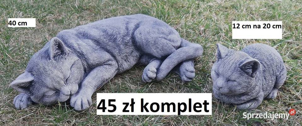 figurki ogrodowe kotek żaba jeżyk piesek figurka Wrocław