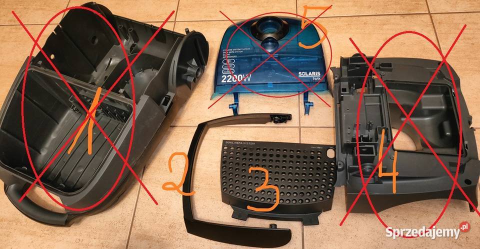 Zelmer Solaris Twix 2200W NA CZĘŚCI śląskie Bielsko-Biała