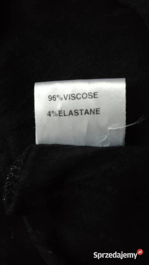 Czarna tunika damska ML Feminine Inny materiał Bluzki i koszule Olkusz