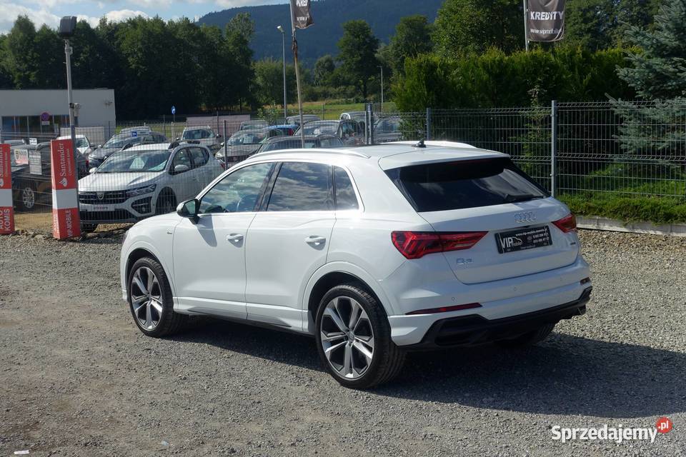 Audi Q3 20TFSI 230 Quattro 4x4 SLine Niski biały