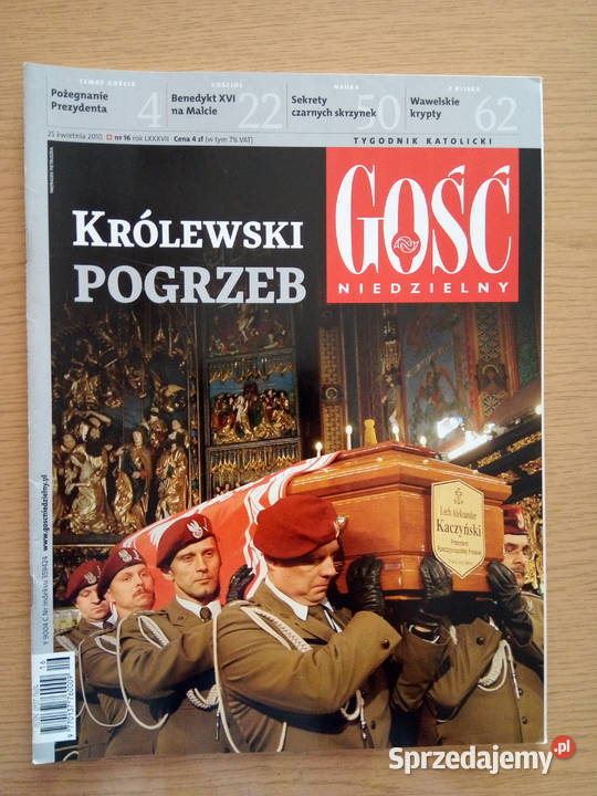 Tygodnik Gość Niedzielny kwiecień 2010r Dąbrowa Górnicza sprzedam