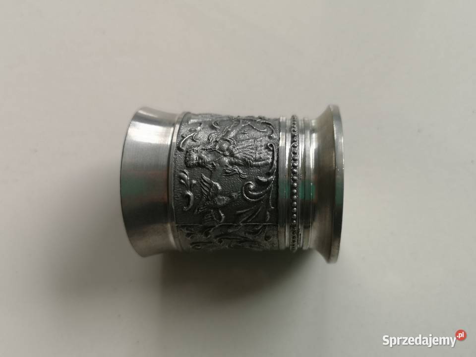 Kieliszek z cyny vintage Toruń