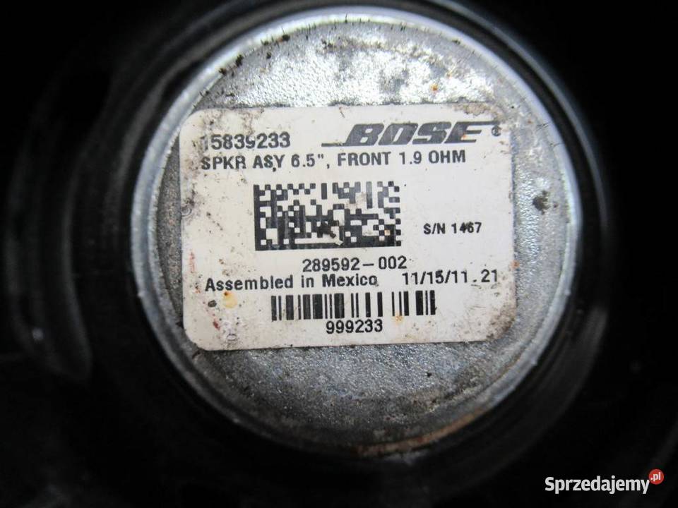 GŁOŚNIKI BOSE KOMPLET CADILLAC CTS SedanLimuzyna