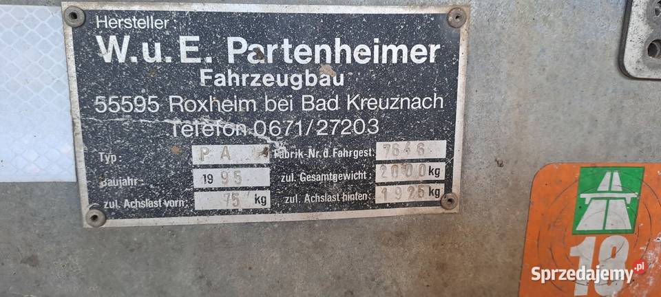 Przyczepkalaweta pod minikoparki DMC 2000 burtowe Burtowe i plandeki Biłgoraj