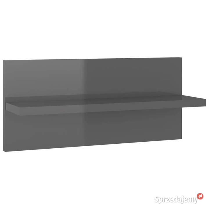 Półki ścienne 4 szare wysoki połysk 40 x 115 x sprzedam