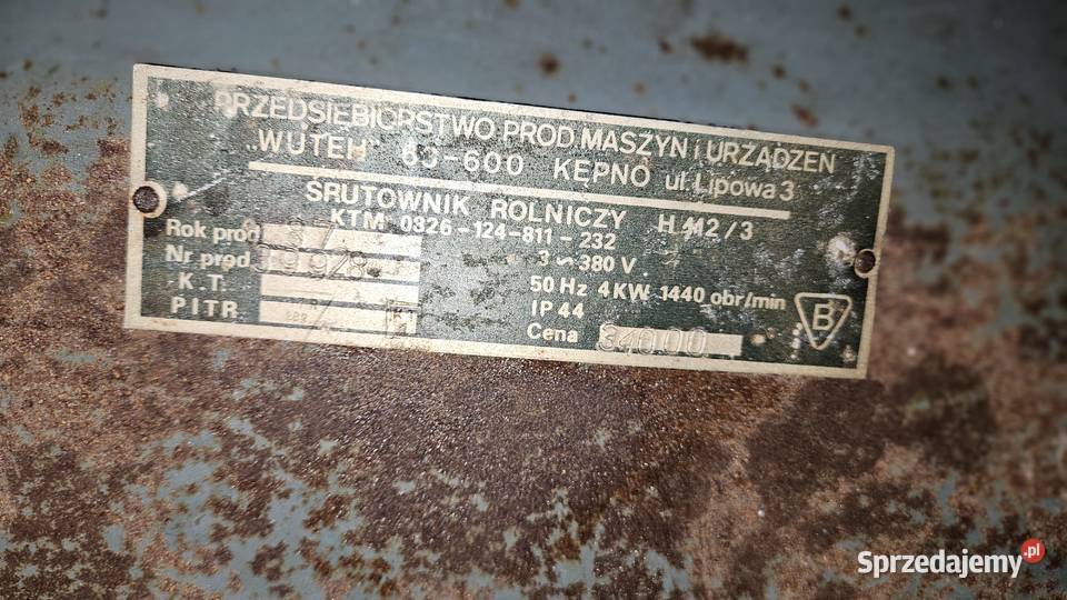 Śrutownik rolniczy Wadowice