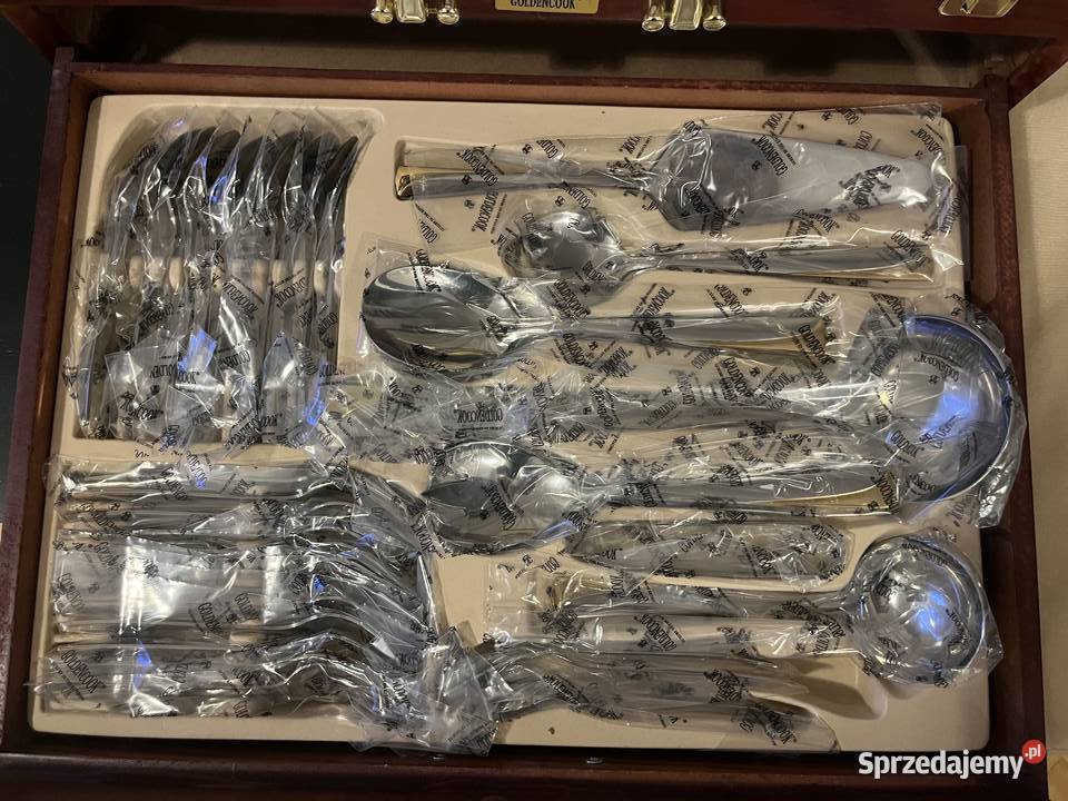 Wlegancki komplet sztućców Warszawa sprzedam
