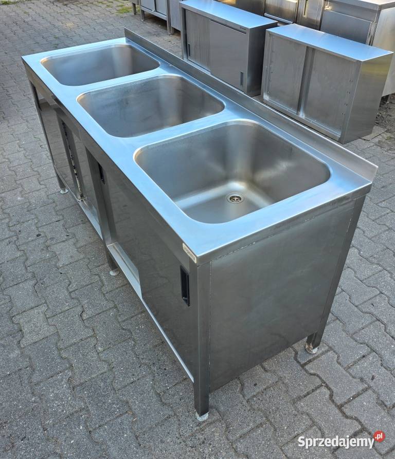 Zlew Basen 3 Komorowy z Szafką 1806085 M1823 N wielkopolskie
