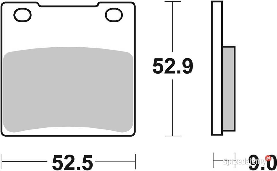 Klocki hamulcowe SBS 556HF SUZUKI Goose 350 9299 Trzciel