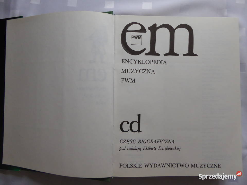 Sprzedam książkę Encyklopedia Muzyczna PWM cd Bielsko-Biała