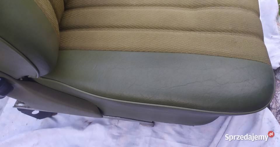 Mercede W123 Fotel pasażera ziel 2seria Wyposażenie wnętrza dolnośląskie Łagiewniki