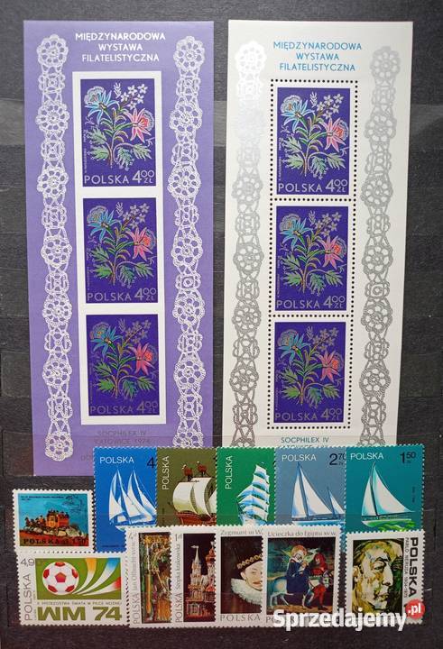 Znaczki polskie 1974 czyste Leźnica Wielka-Osiedle