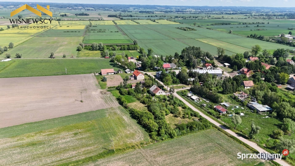 Działka 4232 m ze stawem Drużno sprzedam
