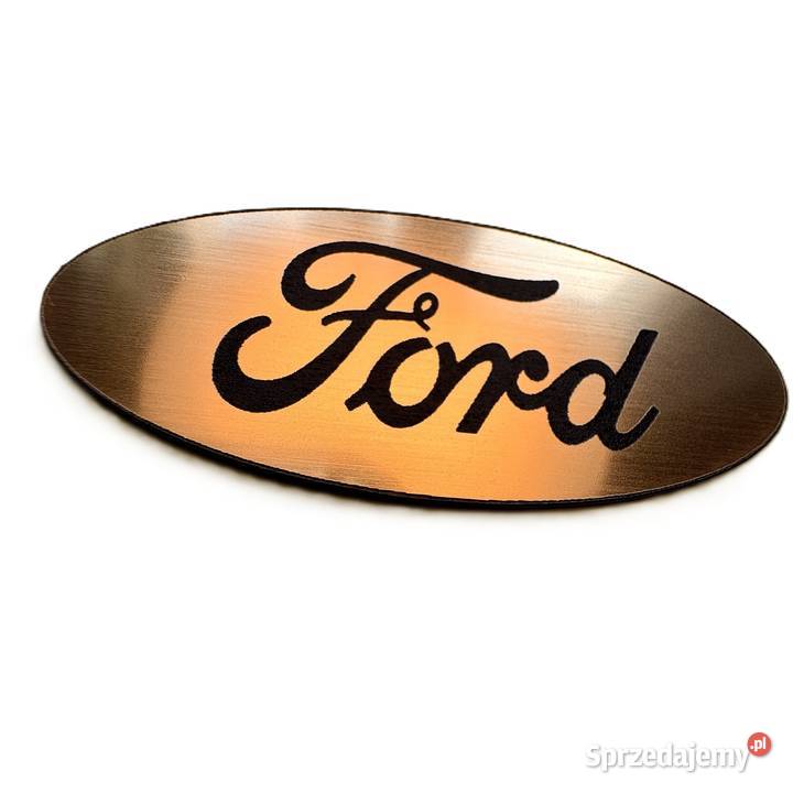 Emblemat Ford 60x24mm złoty naklejka znaczek mazowieckie Radom