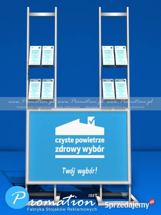 Ścianka reklamowa na plakat A1 8 ulotek DL do Kraków