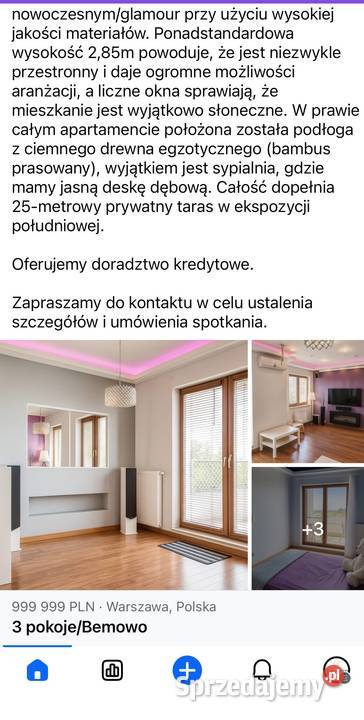 Wynajem 2pokojowego mieszkania M1 Warszawa