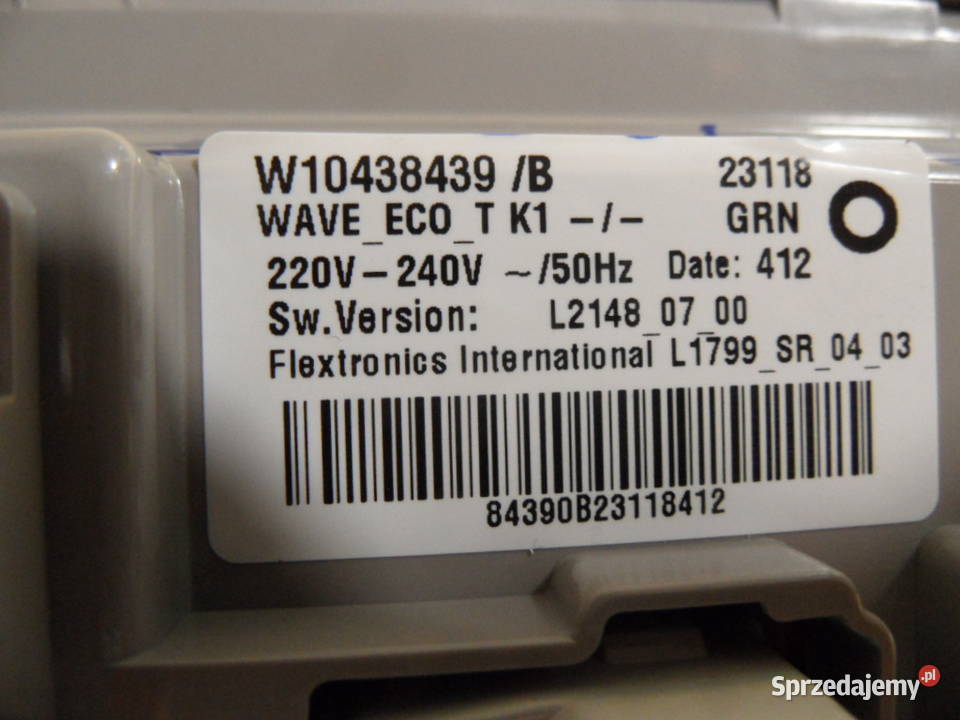 programator pralki whirlpool AWE7621P W10438439B świętokrzyskie