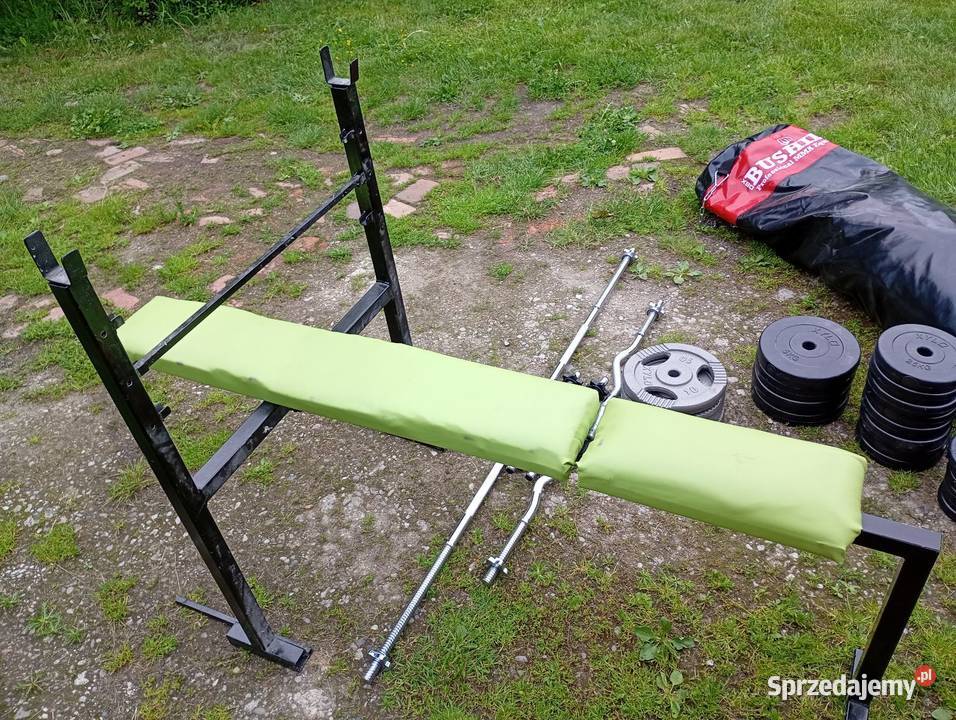 Siłownia ławeczka drążek do podciągania gryfy dolnośląskie sprzedam