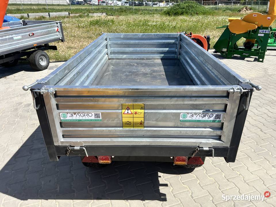 Przyczepka przyczepa 15 2T z Kiper oświetlenie