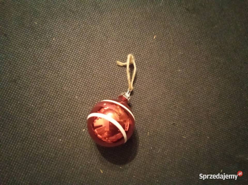 Mini bombka z paskami PRL Warszawa