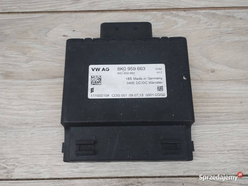 MODUŁ NAPIĘCIA AUDI A4 B8 8K0959663 Gdańsk