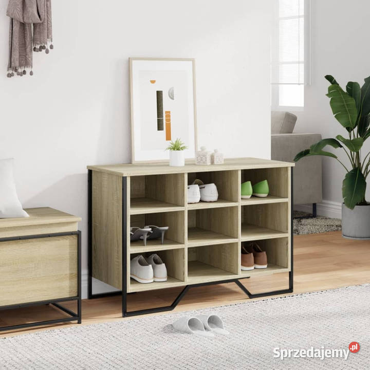 Szafka na buty dąb sonoma 90x38x615 WM848645 Warszawa