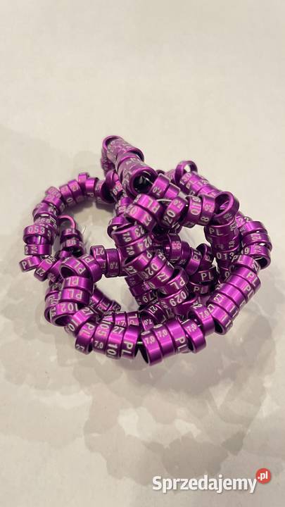 Obrączki aluminiowe ptaki, papugi 8mm/18mm