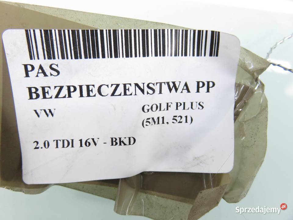 PAS PRAWY PRZEDNI VW GOLF PLUS 5M1857706