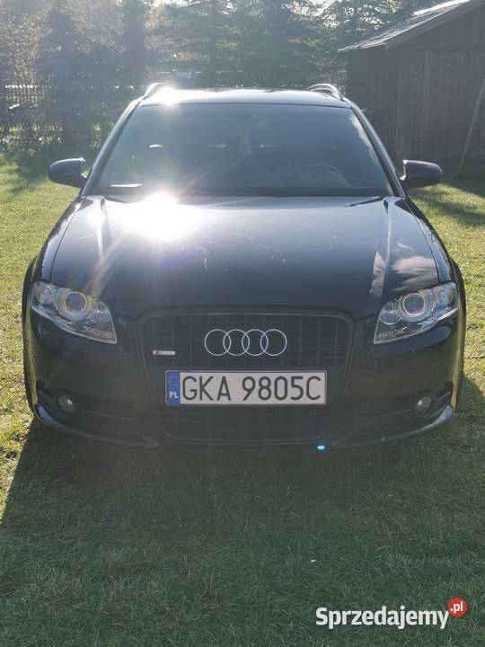 Audi A4 B7 20 2007r Pełen pakiet S line 18c 170 tempomat Leźno sprzedam