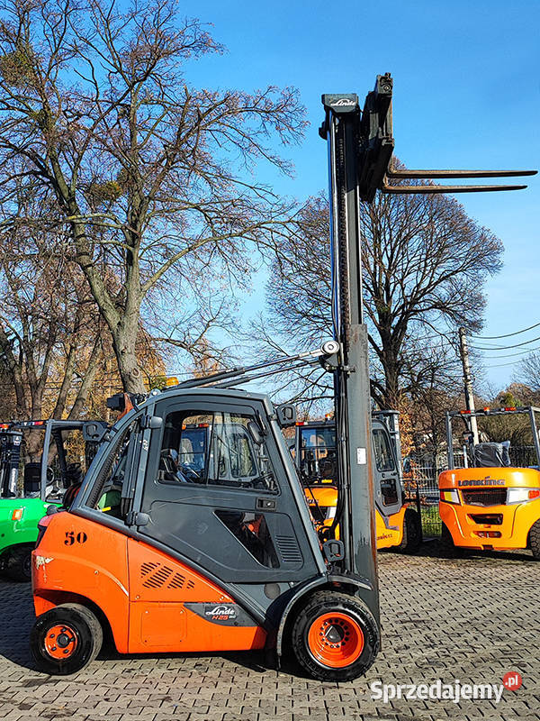 Wózek widłowy Linde H25T02600 duplex 415 m LPG Kęty