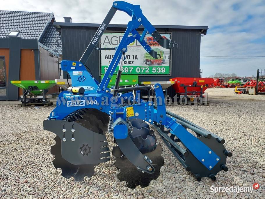 Agregat talerzowy uprawowo siewny POL GROM 3m pomorskie Sztum