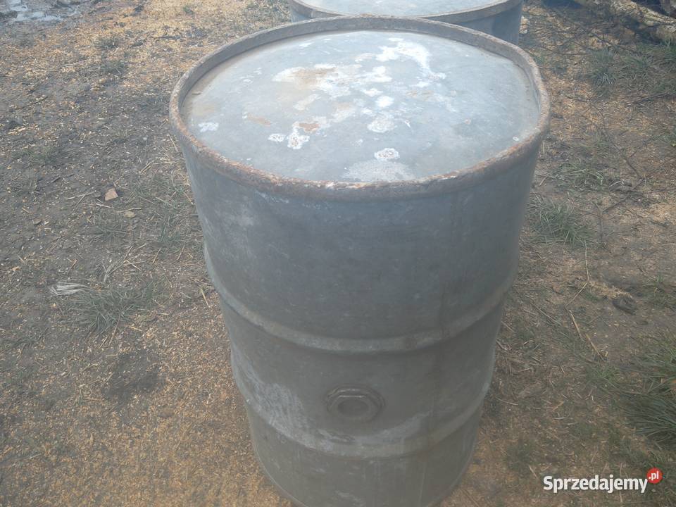 Sprzedam beczki na rope ocynkowane Pozostałe