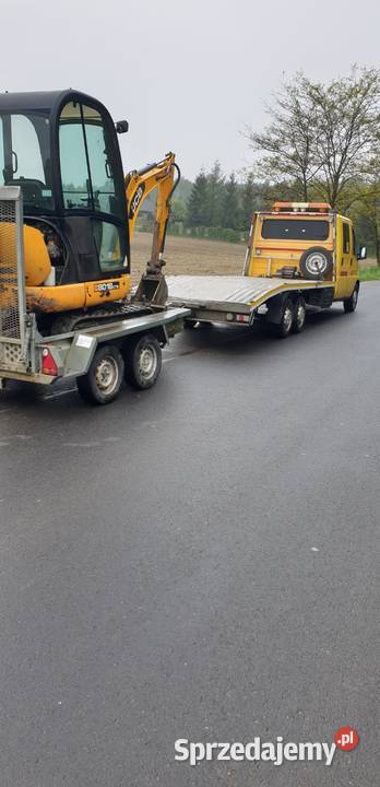 Uslugi auto pomoc laweta 35 tony żółty Oborniki