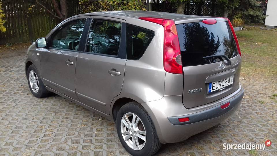 NISSAN NOTE 14Mały Van beżowy mazowieckie sprzedam
